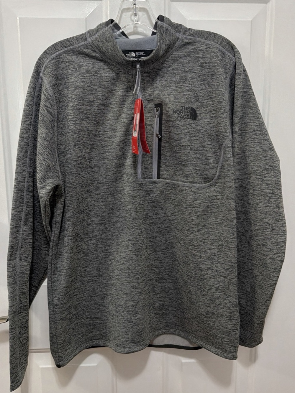 The North Face Cynlnds Hz Men's Quarter-Zip Pullover Gray Size Large NWT